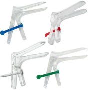 Speculum vaginal en plastique